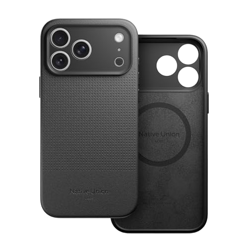 Image of Native Union Active Case - MagSafe Compatible with Built-in Magnets - Rugged Design - Recycled Materials - Ultra-Durable Drop Protection up to 10ft / 3m for iPhone 17 Pro Max (Black)