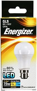 Energizer LED GLS Energy Saving Lightbulb, B22, 9.2 W, Daylight