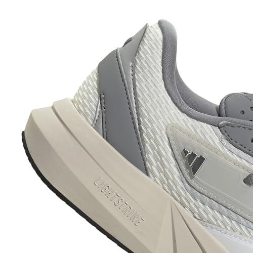 adidas Women's Lightblaze, Off White/Grey/Grey, 7.5 - image 6