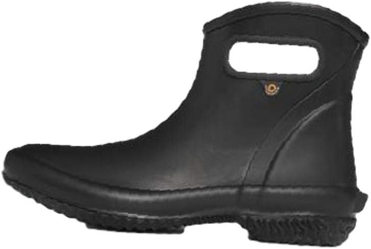 Bogs womens Patch Ankle Waterproof Garden,Black,9 M US