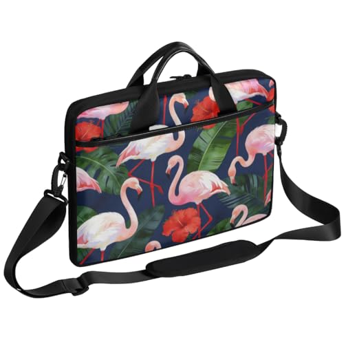 Bolso para portátil Flamingo con correa para hombro 14-15 pulg miniatura 1