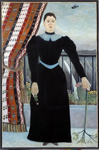 Portrait d'une femme Henri Rousseau toile murale pour bureau inspirant