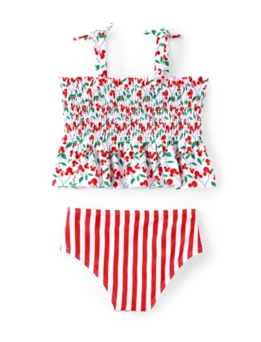 Image of Disney Elsa Princess Toddler Girls Two Piece Tankini Top and Bow Tie Bikini Bottom Beach Swimsuit Set
