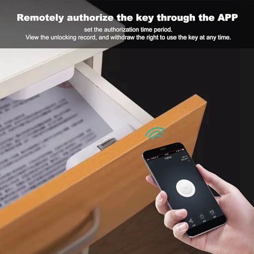 Installation dissimulée de Smart Lock Bluetooth pour sécuriser vos tiroirs blancs