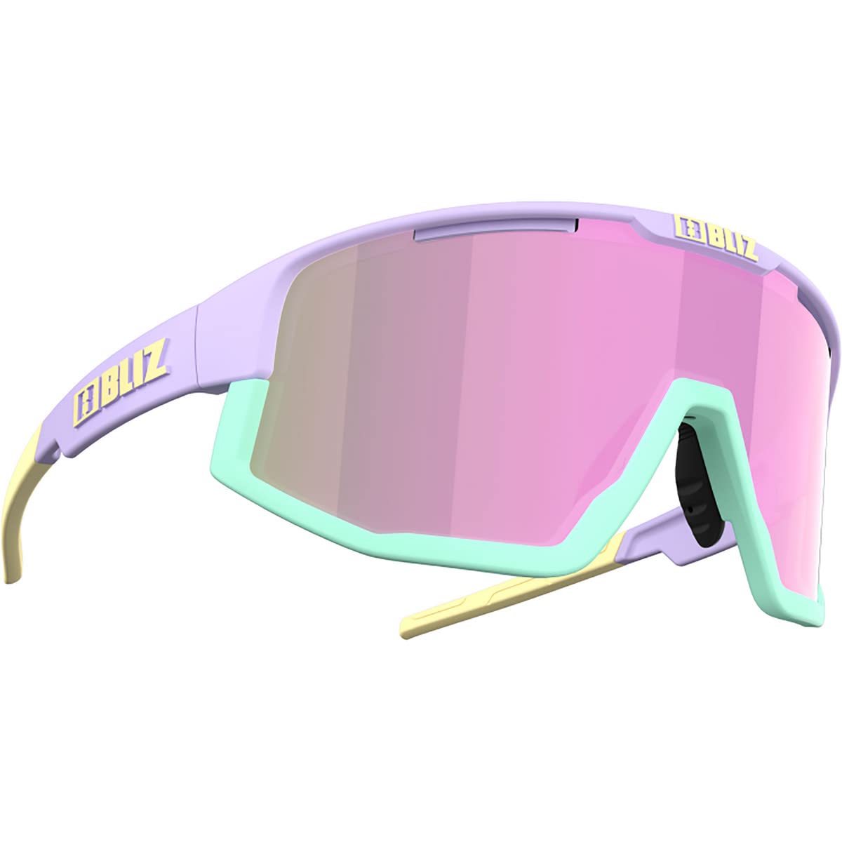 Bliz Fusion Sportbrille, matt pastel purple-brown w pin