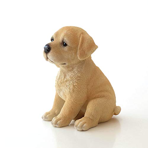 犬 置物 オブジェ アニマル ドッグオーナメント ガーデンオーナメント インテリア イヌ いぬ ペット 動物 子犬のオーナメント (B)