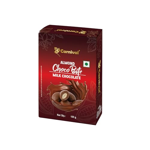 Image of Carnival Chocolate Coated Almonds Combo - Dark, Milk & White Chocolate | 3 x 100g | Crunchy Roasted Almonds Coated in Premium Chocolate | Assorted Gift Pack | Post-dinner sweet fix Guilt-Free Treat