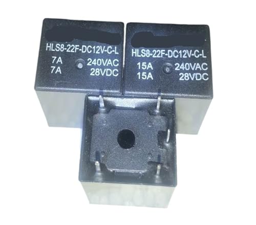 Relé de 5 pines HLS8-22F-DC12V-CL para proyectos de automatización 12V 2