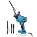 KATSU FIT-BAT Brushless Cordless Reciprocating Saw 21V, Battery Powered Mini Pruning Reciprocating Saw with Brushless Motor and 4PCs Blades, No Battery or Charger 102747