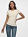 kakola Short Sleeve Shirts for Women Crew Neck T Shirts Fitted Casual Basic Tees Summer Round Neck Causal Fashion Tops 2026