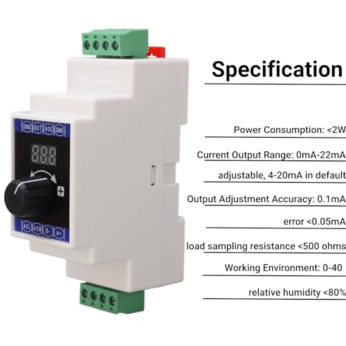 Image of 4-20mA Signal Generator with Digital Display Current Loop Simulator for PLC Calibration and Device Testing