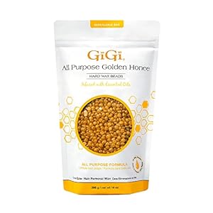 GiGi Hard Wax Beads, Golden Honee A...