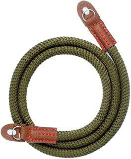 VKO Soft Camera Neck Strap, Shoulder Strap Compatible with Sony A6600 A6400 A6000 A6300 A6500 A5100 RXIR II RX10 X100F X-T30 X-T20 X-T3 X-T2 X70 X-Pro2 X-E3 X30 X100S X100T Camera Green