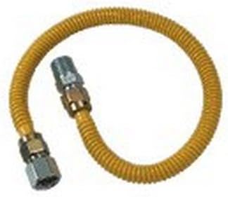 Brass Craft CSSD54-24P 24" Stainless Steel Gas Heater Connector