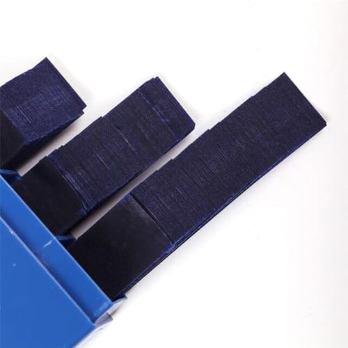 Image of 300 Sheets Dental Articulating Paper, Plastic Dispenser Red and Blue Bite Articulating Paper & Film Doubled Side