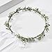 Vividsun Bridal Green Leaf Crown Bohemian Headpiece Floral Headband Photo Prop (leaf)