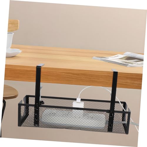 Organizador COHEALI para debajo del escritorio, bandeja para almacenamiento ordenado de cables, ahorra espacio para uso en casa miniatura 5