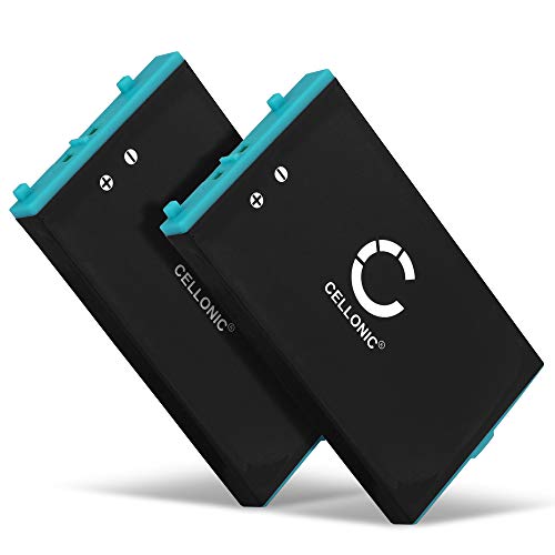 CELLONIC 2X Akku für Spielekonsole Kompatibel mit Nintendo Gameboy Advance SP, AGS-001 - (900mAh, 3.7V)