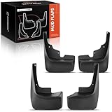 A-Premium Set of 4PCS Mud Flaps Splash Guards Mudguards Mudflaps with Hardware Kits Accessory Compatible with Jeep Grand Cherokee 2005-2010, Sport Utility, Front and Rear (Driver & Passenger Sides)