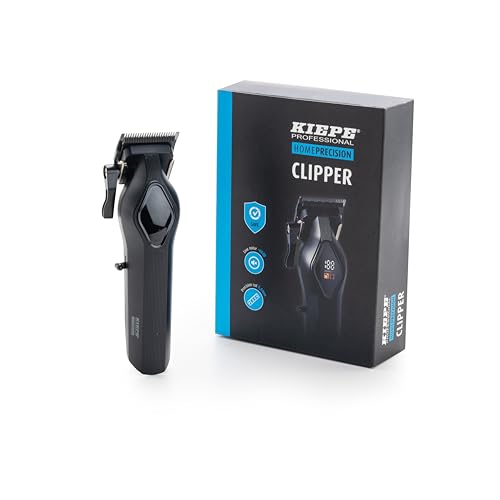 Kiepe 6291 tosatrice per capelli hair clipper impermeabile waterproof trimmer da uomo batteria al litio lama in acciaio inox Home Precision macchina per taglio fade