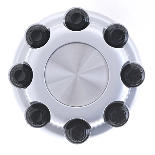 Set Of 4 Replacement Aftermarket Silver Center Caps 16" (8 Lug Wheels) Fits Silverado Avalanche Suburban 2500 3500 Pickup Truck Suv - Replaces Part Number: 5079, 15039489, 15039488, 9597169, 9597170 #TOP4