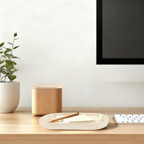 Keramik Badezimmer Tablett Cremeweiß Badezimmertablett Keramik Bathroom Tray Dekotablett für Toilette und Waschtisch Badewanne Küchenspüle