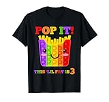 Poppin' Three Years BDay French Fry Popping Fidget