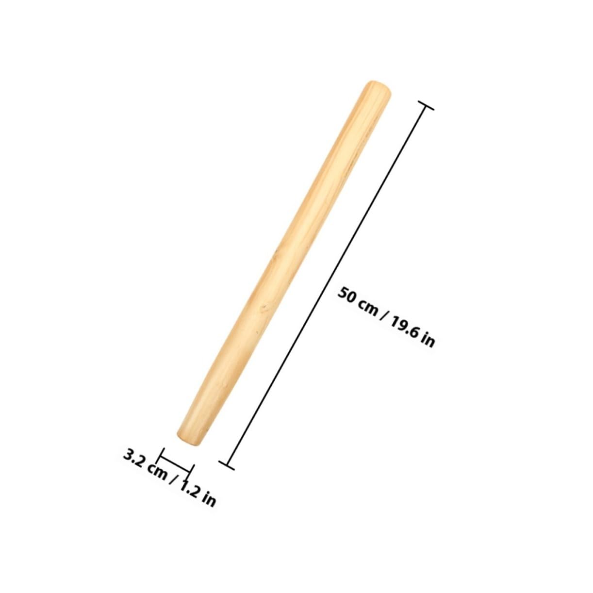 ifundom Manici in Legno per Attrezzi da Giardino 4 Pezzi Beige, Sostituzione Manico Comodo per Attrezzi Manuali, per Carpenteria e Industria