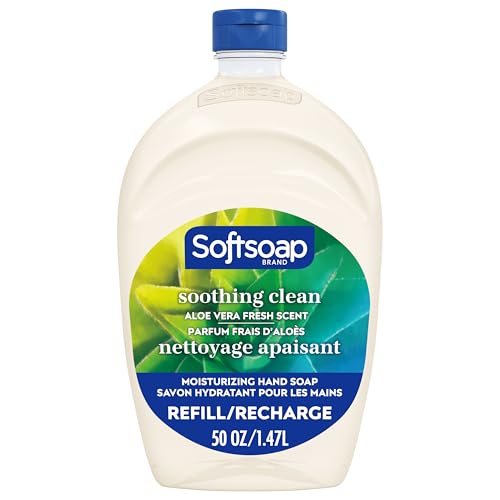 Softsoap Moisturizing Liquid Hand Soap Refill, Soothing Clean Aloe Vera - 50 Fluid Ounces