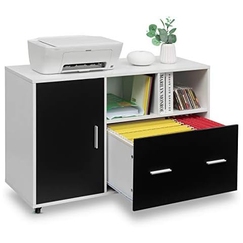 CASART Mobile File Cabinet with Wheels Cover