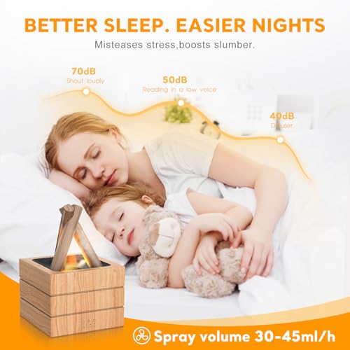 Diffuseur d'huiles essentielles idée cadeau design en bois - 5