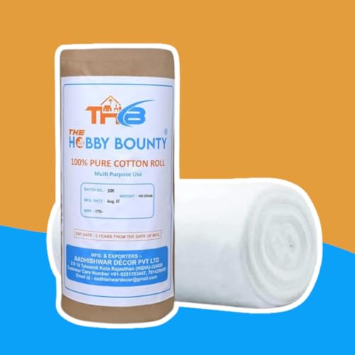Image of THB Pure Cotton Roll (1000gm) for Baby Care, Makeup Remover cotton Pads, Cometic & Skincare Use, cotton Facial Cleansing Wipes for Parlor, Soft cotton for cleaning Wound's | Medical Use (Pack of 500gm X 2)