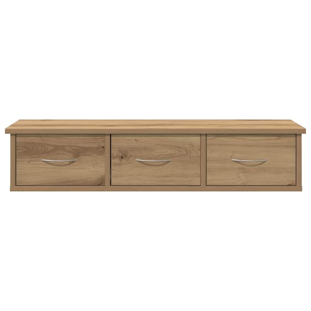 Genérico Armario de Pared Madera ingeniería Roble Artisan 88x26x18,5 cm,Mobiliario,Estanterías,Estantes y estanterías,855861
