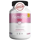 FemiPro MAX Women's Urinary Support Supplement, 60 Capsules, Extra Strength Bladder Control with Cranberry, Hibiscus, Dandelion, Vegan, Gluten Free (1)