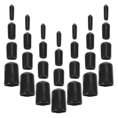VILLFUL 80 piezas Protectores de Rosca de Caucho Resistentes al Calor Tapas Flexibles para Tornillos y Tubos Cubiertas para Enchufes de Vacío de Carburador Kit de Tapas Versátiles para