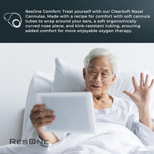 Resone OC-0457-5 7Ft Soft Adult Oxygen Nasal Cannula 5-Pack thumb #4