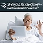 ResOne 7Ft Soft Adult Oxygen Nasal Cannula 5-Pack - Curved Prongs, Crush-Resistant Tubing - Nasal Tubes, Oxygen Concentrator Supplies - Soft Curved Nose Piece, Standard Size, Standard Flow 6 LPM - Image 5