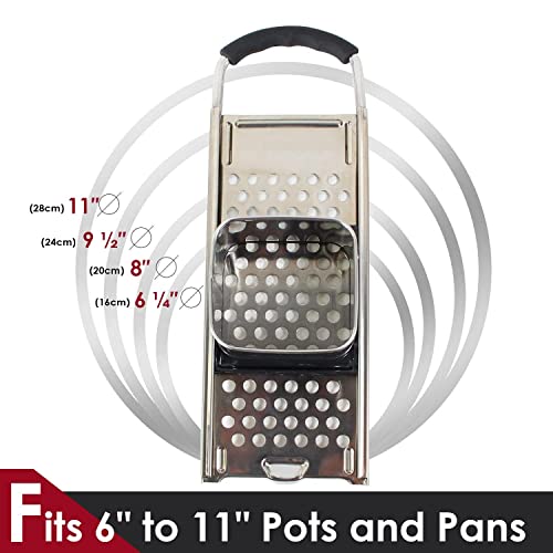 Premium Grade Stainless Steel Spaetzle Maker With Comfort Grip Handle, Stainless Steel Spider Strainer Skimmer Spoon Pasta Strainer, Homemade Traditional German Egg Noodle Dumpling Making Tool Set #TOP6