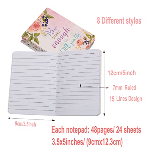 Mini carnet de poche bloc-notes de bureau lot de 100 pièces - 4