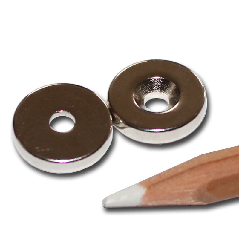 Neodym Ringmagnete N40 Nord 14x3,5x5 mm