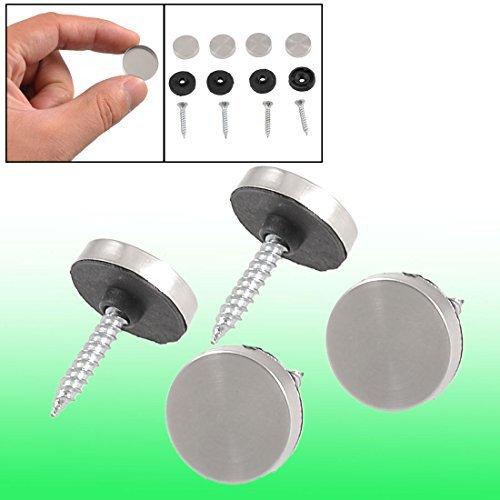 Alcoa Prime4 Pcs 18mm Dia Stainless Steel Cap Decorative Screws for