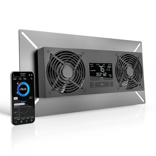 AC Infinity AIRTITAN T8-N, Crawlspace Basement Ventilator Fan, with Temperature and Dehumidistat Controller, IP-44 Rated, Intake