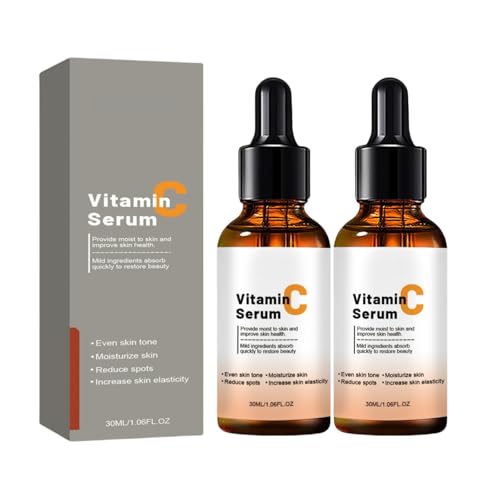 Esencia facial de vitamina C, 60 ml hidratada para la piel, esencia facial de vitamina C, suero hidratante para arrugas faciales.