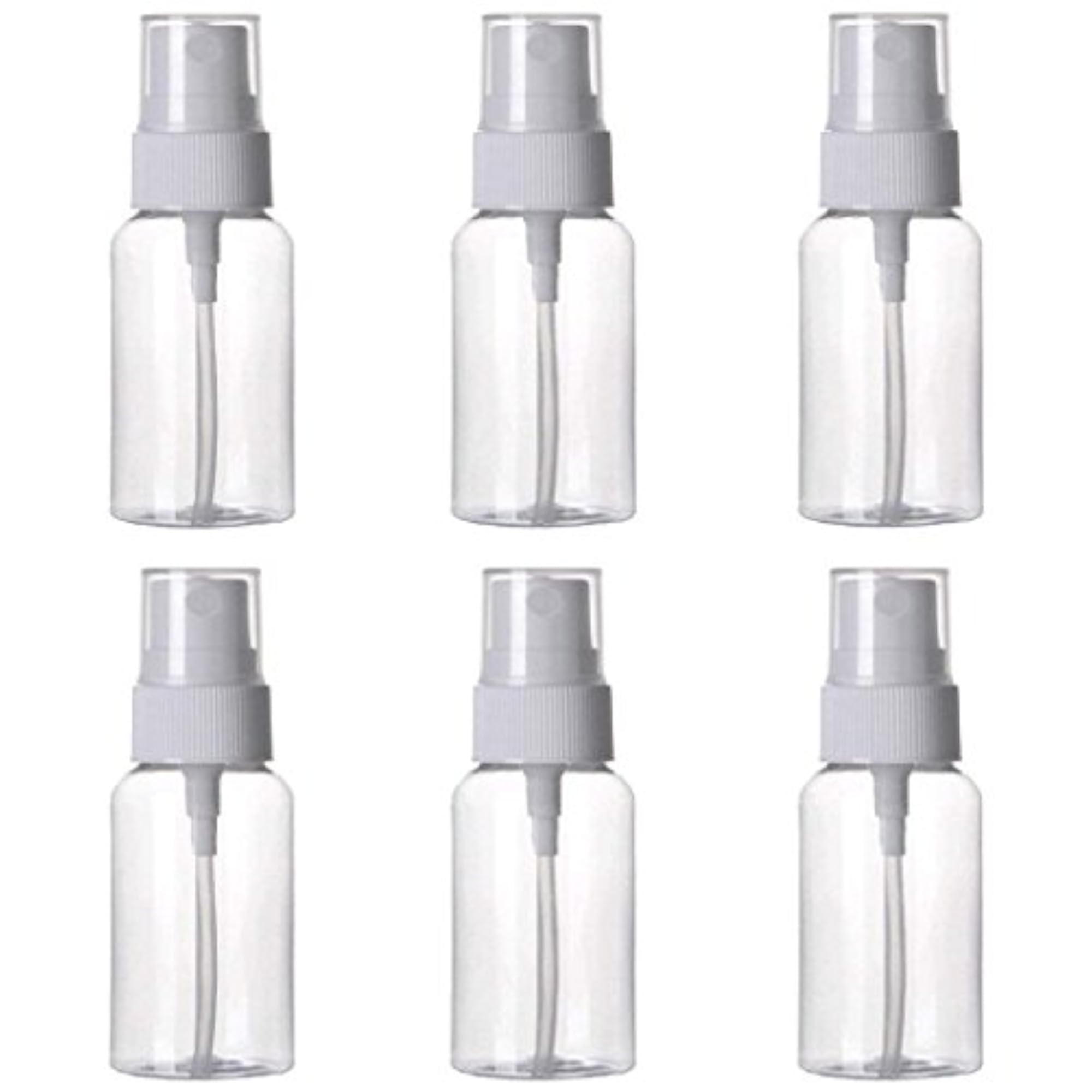 12pcs 30ml Empty Plastic Transparent Refillable Spray Bottles