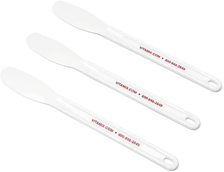 Vitamix 11.2 Inch Spatula, Set of 3, White