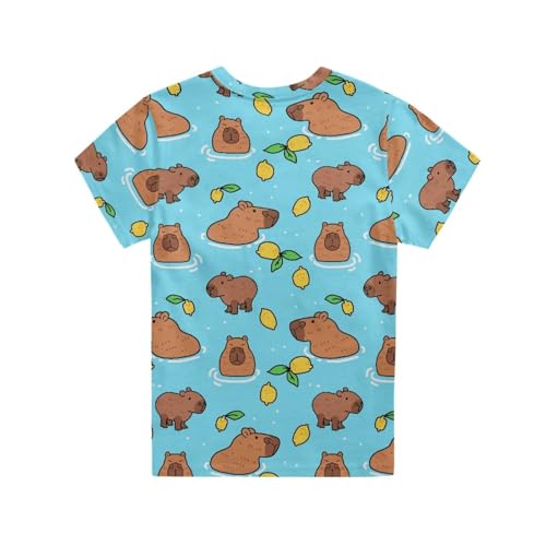 Image of Renewold Kids Novelty T-Shirt for Girls Boys Short Sleeve Crewneck Summer Tee Soft Breathable Graphic Shirt for Age 2-16
