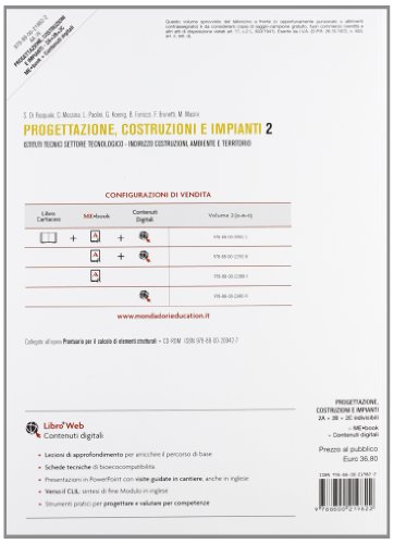 Progettazione costruzioni impianti - Volume 2A +