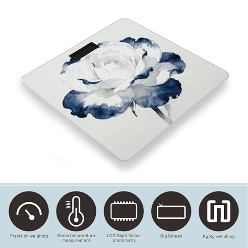 Báscula Digital de Baño con Plataforma de Vidrio Templado miniatura 3