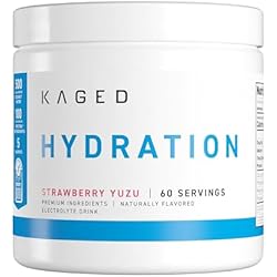 Kaged Sugar Free Hydration | 5 إلكتروليتات رئيسية | ماء جوز الهند | مذاق مذهل | 60 حصة