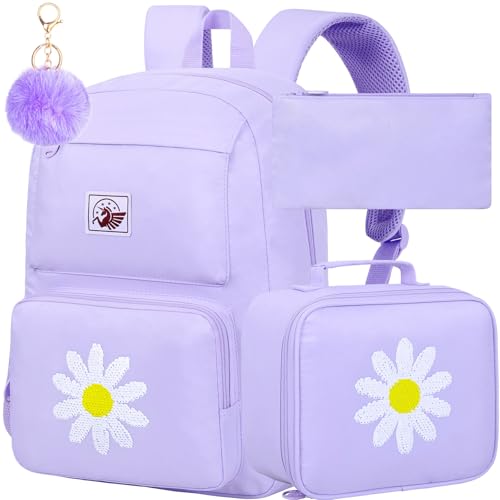 KLFVB Bookbag for Girls, 17.5